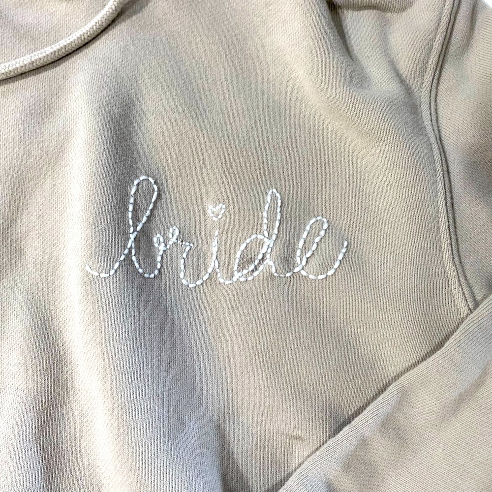 BRIDE HOODIE SWEATSHIRT, BACHELORETTE